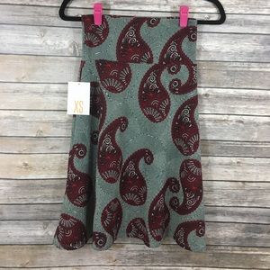 NWT LLR Azure Skirt Mid length
